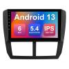 2+32G 9-inch Android 13 Car Stereo for Subaru Forester 2008-2012 Impreza 2008-2011 IPS Touchscreen Screen Car Radio with Carplay & Android Auto Support Backup Camera GPS FM Navi BT SWC view 1