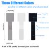 80PCS Hook and Loop Cable Ties, Hook and Loop Cable Straps, Under Desk Cable Management, Adhesive Cable Clips, Sticky-Back Cord Organizer for Desk, Household & Office Organization (Gray) view 3