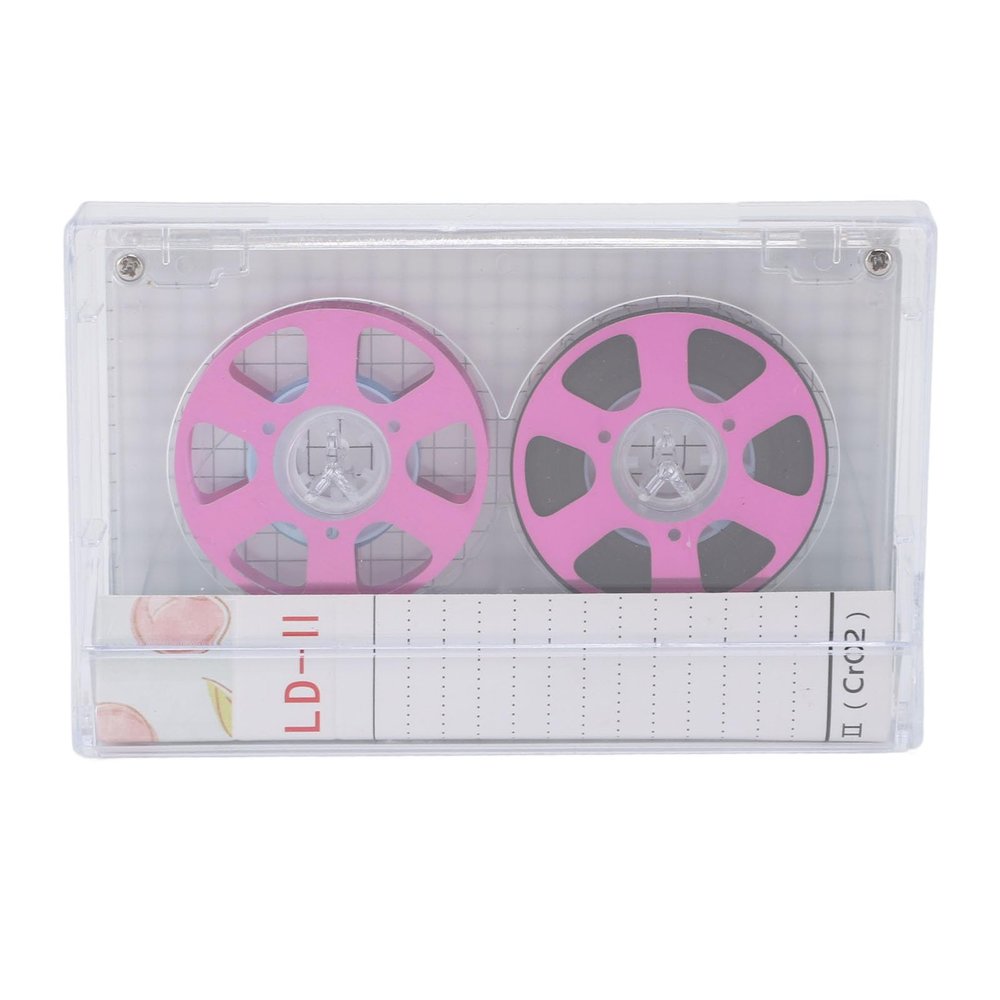 Reel to Reel Blank Sound Cassette Tape, Professional DIY Homemade, 46 Minutes Recording Time, Premium ABS and Aluminum Alloy Material, Ideal for Music Recording and Music (FUZHUInGxfdB4-14)