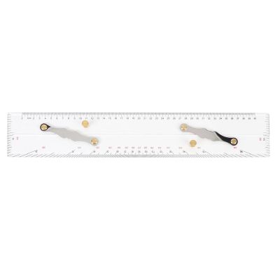shenruifa 450mm Marine Navigation Parallel Ruler High Transparency Acrylic Nautical Sea Chart Plotting Tool