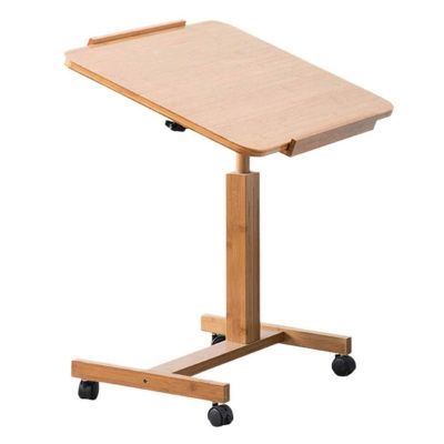 KUETFBVC Laptop Stand for Couch Side Table Side Table, Swivel Wheel Rolling Tray Laptop, Movable Side Table Student Lift Folding Table