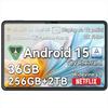 AKNICI 2-Pack Tempered Glass Screen Protector for Blackview Mega 2 Tablet 12 inch, Ultra Clear Transparency Anti-Scratch 9H Hardness view 2