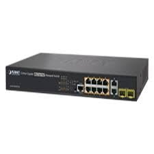 ACTi - PPSW-0101 - Planet GS-4210-8P2T2S 8-Port Gigabit 802.3at Managed PoE Switch (PoE Budget 240W)