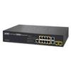 ACTi - PPSW-0101 - Planet GS-4210-8P2T2S 8-Port Gigabit 802.3at Managed PoE Switch (PoE Budget 240W) view 1