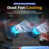 10 in 1 Docking Station for Steam Deck for Legion Go for Claw for Detachable Dual Cooling Fan Dock, HDMI 4K 60Hz, 4 USB 3.0, PD100W, SD TF, Gigabit Ethernet, M.2 NVMe view 3