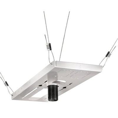 CMJ500R1 Lightweight Adjustable Suspended Ceiling Plate for Projector Mounts, White