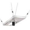 CMJ500R1 Lightweight Adjustable Suspended Ceiling Plate for Projector Mounts, White view 1
