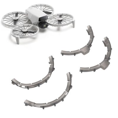 Propeller Guard for Flip, TPU Drone Propeller Guard Protector, Prop Bumper Anti Collision Protective Cover for Flip Accessories (Semi Transparent Black)