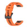 20/22/26mm Quick Release Silicone Strap for Garmin Fenix 8 7XPro 6X 5X 5 945 Wristband Accessories(Orange black,26mm) view 1