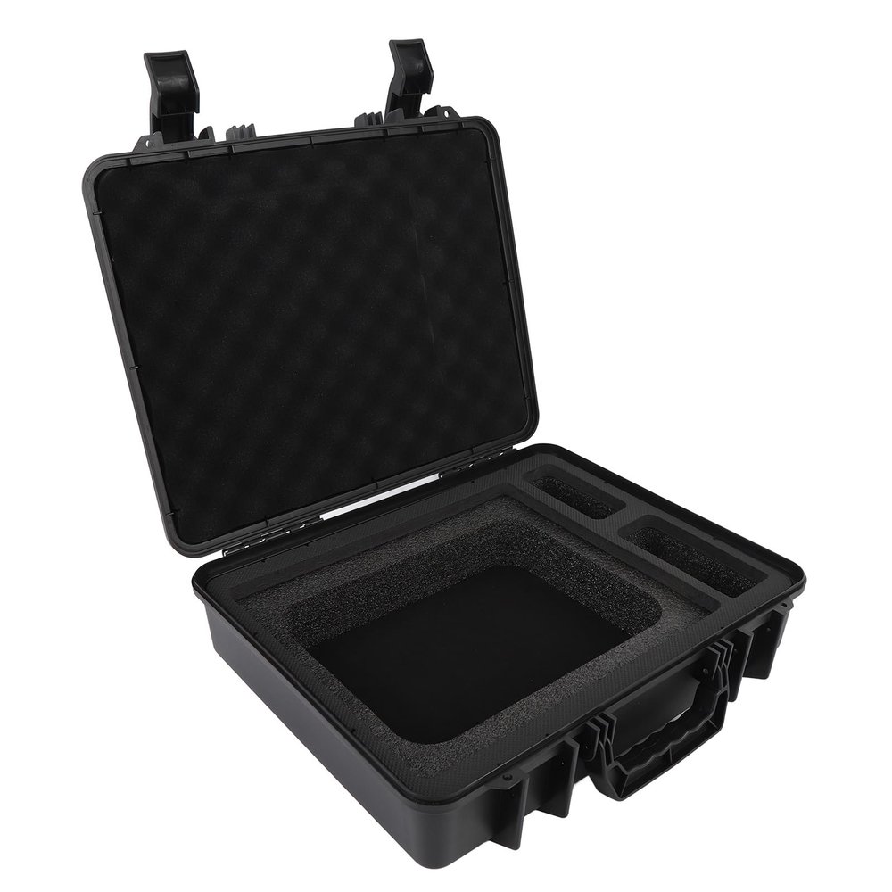Diydeg StarlinkMini Case, Hard Case for StarlinkMini Dish, Portable Travel with Precision Cut Foam & Car Charger to DC Power Cord for Kickstand, Adapters, Power Supply