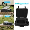 Diydeg StarlinkMini Case, Hard Case for StarlinkMini Dish, Portable Travel with Precision Cut Foam & Car Charger to DC Power Cord for Kickstand, Adapters, Power Supply view 4