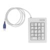 FUZHUI 17 Key Numeric Keypad, Mechanical Linear Action Switch, USB Wired, Splashproof Design for Laptop Desktop PC, Wide Applications in Business Industrial Control view 1