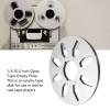 10.5 inch Empty Tape Reel, Professional 8 Holes Wind Optimized Aluminum Takeup Reel for Nab Audio Recording, Sturdy Metal Spool (Silver) view 2
