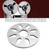 10.5 inch Empty Tape Reel, Professional 8 Holes Wind Optimized Aluminum Takeup Reel for Nab Audio Recording, Sturdy Metal Spool (Silver) view 3