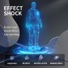 3D Hologram Fan, 3D Hologram Projector Advertising Display Holographic Video Projector with 4GB Memory Card, 640pcs LED Hologram Fan Stereo Advertising Machine for Christmas (US view 2