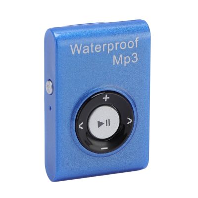 banapoy Water Proof MP3 Player, Swimmer MP3 Music Player Underwater Headphones, Store Over 2000 Songs, for Swimming, Surfing, Diving, Water Sports (Blue)