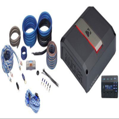 Audiosavings Bundle: Kicker 51LX5004 4-Channel Class-D Car Audio Amplifier Bundle with Rockville RWK4CU 4 Amplifier Installation Kit (OFC) and RTR172 17-Foot 2-Channel RCA Cable (3 Items)