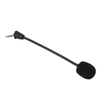 CFTGIW Mic Replacement 3.5mm Detachable Game Microphone for Hyper X Cloud II Wireless Cloud Core Cloud Pro Silver Cloudx Detachable Design D Mic ReplacementMicrophone