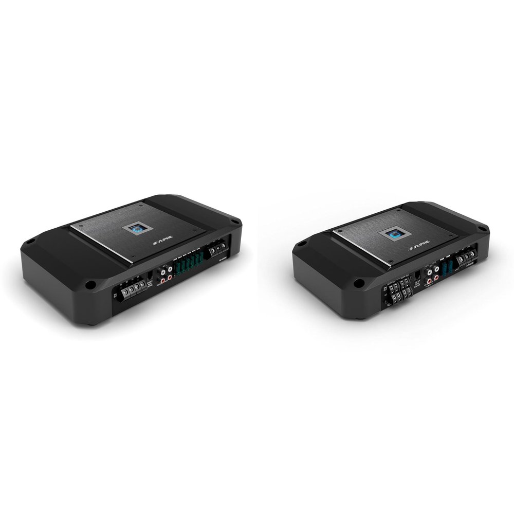 Alpine R Series 4 Channel and Mono Block Amplifier Bundle, R2-A60F & R2-A150M
