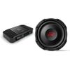 Alpine RS-W10D4 10" Shallow R-Series Sub w/ R2-A150M Mono Amp Bundle view 1