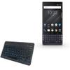 BoxWave Keyboard Compatible with BlackBerry Key2 LE - SlimKeys Bluetooth Keyboard - with Backlight, Portable Slim LED 7 Colors - Jet Black view 1