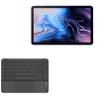 BoxWave Keyboard Compatible with TCL 10 Tab Max - SlimKeys Bluetooth Keyboard with Trackpad, Portable Slim TouchPad - Jet Black view 1