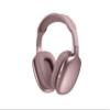 TJ Active Noise Cancelling Bluetooth Over Ear Headphones | Supersoft Leather Wireless Headset Wired Built-in MIC 24H Playtime High Res Audio Travel/Work/School/Students/Running/Gym (Pink) view 1