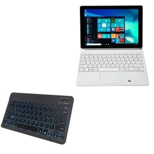 BoxWave Keyboard Compatible with Samsung Galaxy Book (10.6 in) - SlimKeys Bluetooth Keyboard - with Backlight, Portable Slim LED 7 Colors - Jet Black