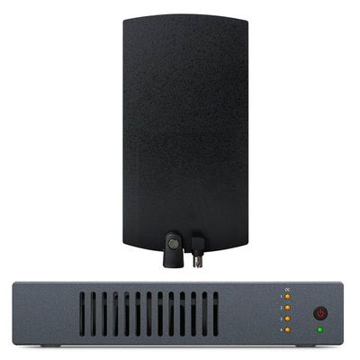 DirectNine Basics UHF AC41 Antenna Combiner fits Sennheiser in-Ear Monitors with A 1031-U Active Antenna Paddle Black