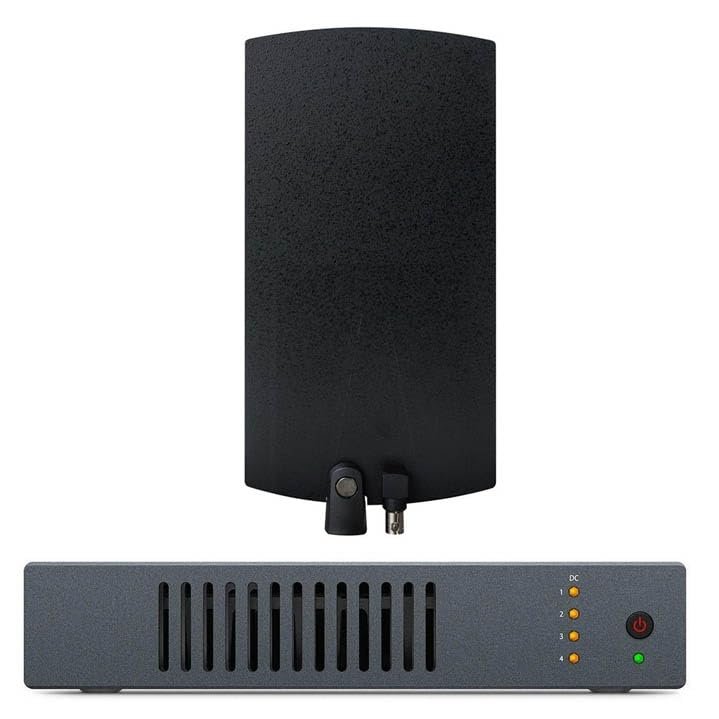 DirectNine Basics UHF AC41 Antenna Combiner fits Sennheiser in-Ear Monitors with A 1031-U Active Antenna Paddle Black
