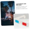 Gadpiparty 100pcs Glasses Anaglyph Cardboard Eyewear for Movies and Videos Design for Boys and Girls and Adults Convenient and Fun view 3