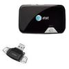 BoxWave Smart Gadget Compatible with AT&T Mobile Hotspot MiFi 2372 - AllReader SD Card Reader, microSD Card Reader SD Compact USB - Jet Black view 1