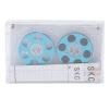 Reel to Reel Blank Cassette Tape, 46 Minute Recording Time, Low Noise DIY Blank Music Cassettes for Aspiring Musicians, Made of ABS and Aluminum Alloy, Sturdy and Wear (Blue) view 1