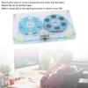 Reel to Reel Blank Cassette Tape, 46 Minute Recording Time, Low Noise DIY Blank Music Cassettes for Aspiring Musicians, Made of ABS and Aluminum Alloy, Sturdy and Wear (Blue) view 2