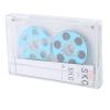 Reel to Reel Blank Cassette Tape, 46 Minute Recording Time, Low Noise DIY Blank Music Cassettes for Aspiring Musicians, Made of ABS and Aluminum Alloy, Sturdy and Wear (Blue) view 3