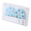 Reel to Reel Blank Cassette Tape, 46 Minute Recording Time, Low Noise DIY Blank Music Cassettes for Aspiring Musicians, Made of ABS and Aluminum Alloy, Sturdy and Wear (Blue) view 4