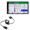 BoxWave Cable Compatible with Garmin DriveSmart 61 LMT-S - miniSync, Retractable, Portable Sync Cable view 1