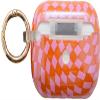 Sonix Case for AirPods Pro 2 & Pro 1 (1st/2nd Gen) - Hard Shell Cover with Keychain, Wireless Charging | Checkmate Pink/Orange view 3