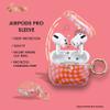 Sonix Case for AirPods Pro 2 & Pro 1 (1st/2nd Gen) - Hard Shell Cover with Keychain, Wireless Charging | Checkmate Pink/Orange view 4