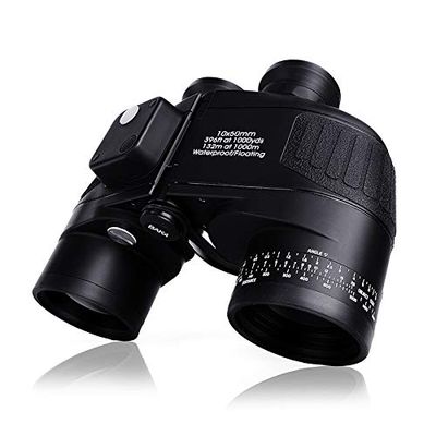 Binoculars 10X50 Rangefinder &Compass Telescope Binocular LLL Powerful Binoculars for Hunting