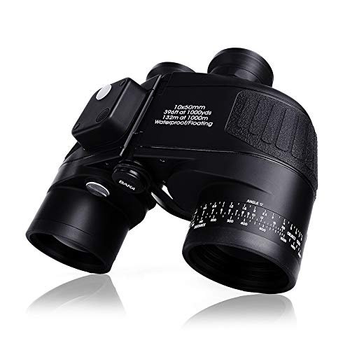 Binoculars 10X50 Rangefinder &Compass Telescope Binocular LLL Powerful Binoculars for Hunting