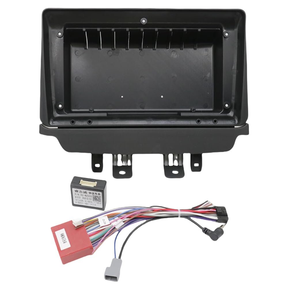 9 Inch Car Frame Fascia Adapter Canbus Box Decoder Android Radio Audio for Mazda 2 CX3 CX-3 2014-2021 (A-Frame Cable Canbus)