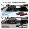 Wigoo Tesla New Model Y Juniper & Model 3 Screen Protector Matte [No Glare & Fingerprint] Model 3 Highland/New Model Y Juniper Accessories, 15.4" Tempered Glass Protector with Alignment Kit view 2