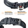 DFAMIN For Fenix 8 Band 22mm Width Soft Silicone Watch Strap for Fenix 5 Plus/Fenix 6/Fenix 6 Pro/Fenix 7/exip/Forerunner 935/945/Approach S60/Quatix 5 Watchbands(Slate) view 3