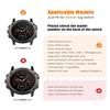 DFAMIN For Fenix 8 Band 22mm Width Soft Silicone Watch Strap for Fenix 5 Plus/Fenix 6/Fenix 6 Pro/Fenix 7/exip/Forerunner 935/945/Approach S60/Quatix 5 Watchbands(Slate) view 4