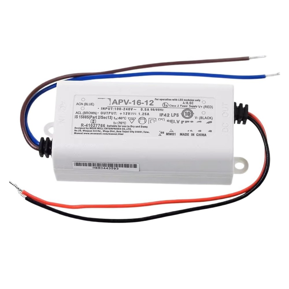 APV-16 APV-16-5/12/15/24V 16W Single Output Switching Power Supply APV-16-12 APV-16-24(APV-16-5)
