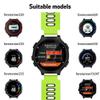 EKINS For Forerunner 735XT Watch Bands Black Buckle Sport Silicone Watch Strap Replacement for Forerunner 230/220/235/620/630/735XT and Approach S20/S5/S6 Smart watch band(Green-black) view 3
