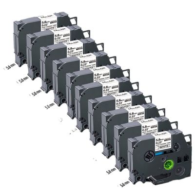 10Pcs Heat Shrink Tube Labels Compatible with Hse-231 Hse-211 Hse-221 Hse-241 Hse-251 Hse-611 Hse-621 Hse-631 Hse-641 Hse-651(10PK Hse-211)