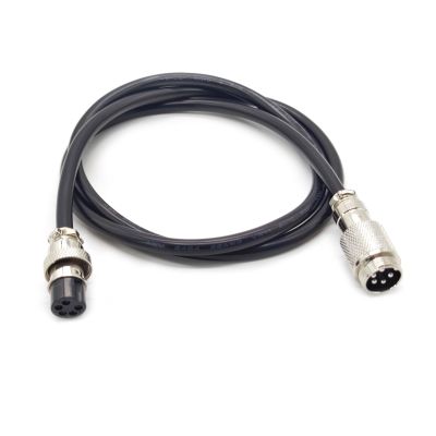 16.4 ft GX16 5 Pin Male to Female Cable, GX16 5Pins Female to Male Head Aviation Cordset Electrical Connector Panel Mount Circular Metal Adapter Cordset for Ships 7A 125V 20AWG (5meter)