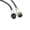 16.4 ft GX16 5 Pin Male to Female Cable, GX16 5Pins Female to Male Head Aviation Cordset Electrical Connector Panel Mount Circular Metal Adapter Cordset for Ships 7A 125V 20AWG (5meter) view 3